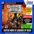KASET DVD GAME PS2 GUITAR HERO III LEGENDS OF ROCK. 