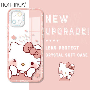 Hontinga Casing Case For Samsung Galaxy S25 FE S25FE Note 10 Lite Note 10 Plus 5G S10 Plus s10+ Note10+ Case Transparent Clear Case Hello Kitty Soft Silicone Full Cover Camera Protection Shockproof Rubber Cases Back Cover Phone Casing Softcase