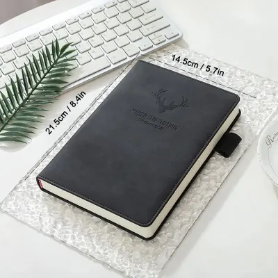 VK A5 Notebook PU Leather Cover with Magnetic Buckle School Supplies Gift Big Notebooks 360pages Stationery