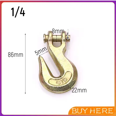 Buy Here ตะขอสับโซ่ 1ชิ้น ตะขอยกของ ตะขอคาร์บอน สีเหลืองเป็น G70 ทนทาน แข็งแรง Lifting hooks