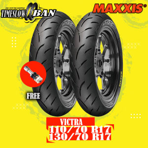 Paket Ban Motor MOGE (Motor Batangan) // MAXXIS VICTRA 110/70 - 130/70 Ring 17 Tubeless