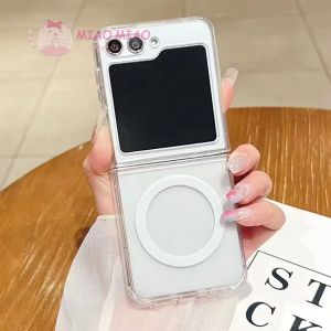 CLEAR CASE MAGSAFE MAGNETIC FOR SAMSUNG GALAXY Z FLIP 3 / Z FLIP 4 / Z FLIP 5 / Z FLIP 6 / Z FOLD 3 / Z FOLD 4 / Z FOLD 5 / Z FOLD 6 / Z FOLD 7 - MM-209