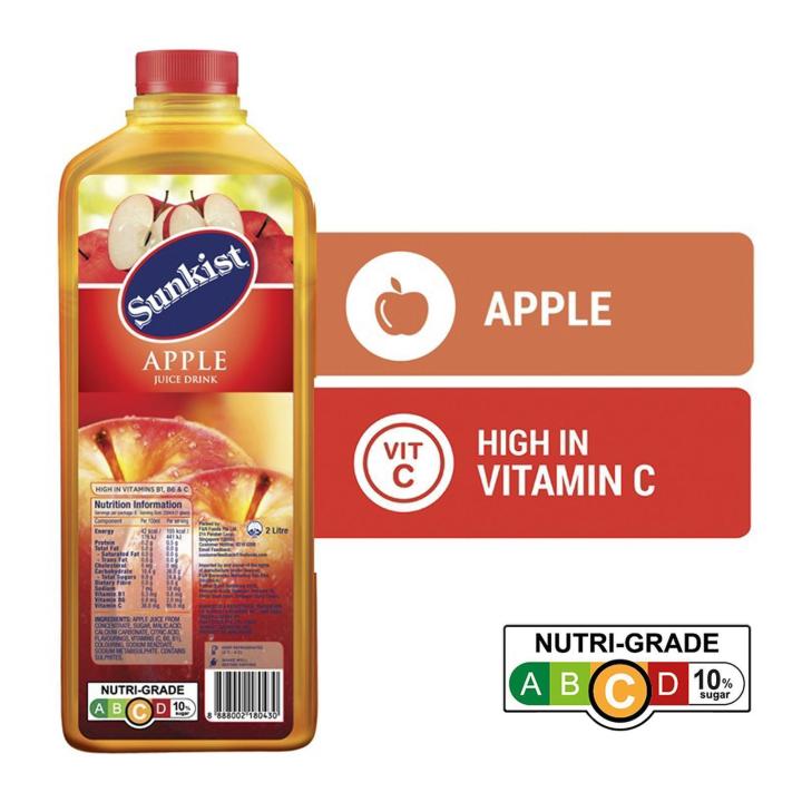Sunkist Regular Apple Juice Lazada Singapore