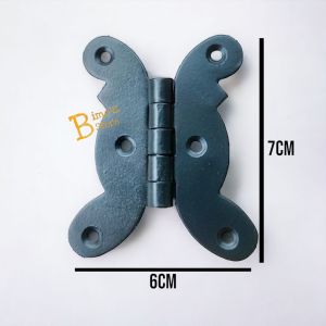 Engsel Pintu Rumah Model Kupu Hitam Doff 2pcs Engsel Lemari Engsel Jendela Engsel Murah Bahan Tebal