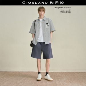 Giordano Men Men Elastic Waist Shorts Free Shipping 18106805