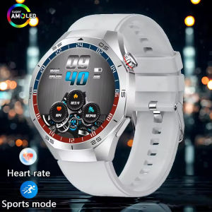 2025 นาฬิกาอัจฉริยะใหม่ GT5 PRO สำหรับผู้ชาย หน้าจอ AMOLED HD ขนาด 1.53 นิ้ว ติดตามสุขภาพกีฬา GPS ติดตามการเคลื่อนไหว โหมดกีฬาหลายประเภท ผ่านบลูทูธ นาฬิกาอัจฉริยะสำหรับผู้ชายและผู้หญิง