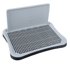 OUTOPEN Splash-Proof Dog Training Toilet Non-slip Detachable Puppy Training Potty Dog Pee Baffle Leakproof Dog Potty Tray Pet Training