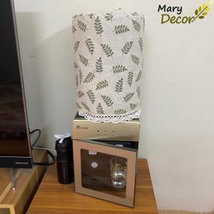 Vỏ bọc bình nước Mary Decor chống bám bụi tiện lợi trang trí cây nước trong phòng văn phòng theo phong cách vintage