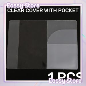 (1 PCS) Clear Passport Holder With Card Slot Passport Cover Waterproof Protector Pouch Cover Transparent Travel Case