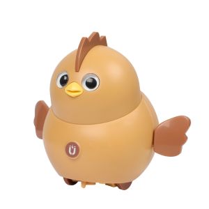 Lovinland Cat and Dog Cartoon Animal Toy Gift Magnetic Electric Walking Chick Toys Swinging Squad Chicken Toy for Pets
