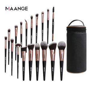 MAANGE 18 Pcs Make Up Brushes Professional Set with Case
