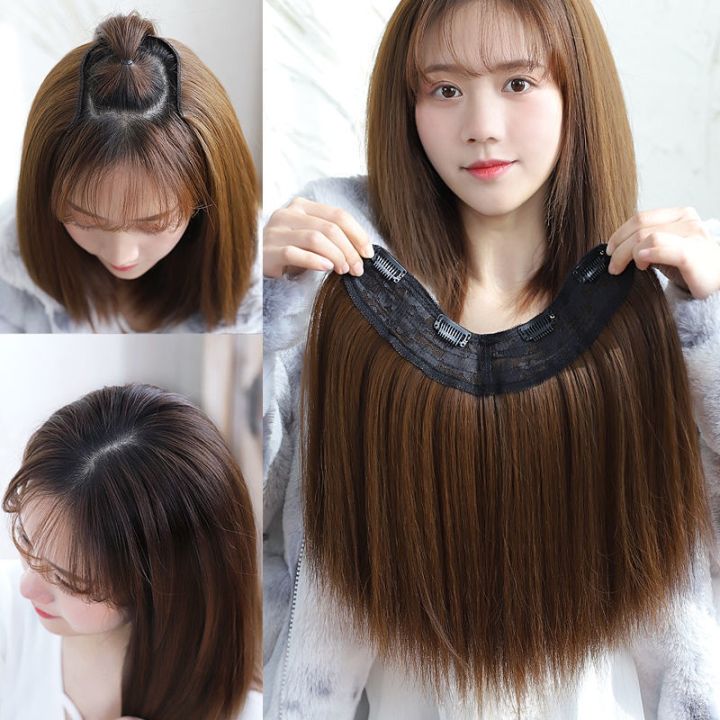 Kẹp Tóc Ngắn 30Cm Kẹp Tóc Vô Hình Miếng Nối Tóc Cao Tóc Giả Tự Nhiên ...