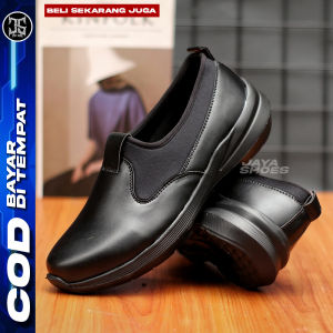 Nikerboc Sepatu Loafers Pria Pantofel Hitam