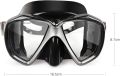 Snorkel Set, Professional Snorkeling Gear Panoramic Anti-Fog Diving Goggles and Dry Snorkel Tempered Glass Scuba Diving Mask for Diving, Snorkeling and Swimming. 