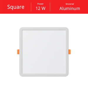 ECOL White light Pin light 3W/6W/9W/12W/18W Round&Square Ceiling Light Recessed Pin Light Led Panel Light Ceiling Light