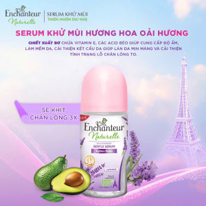 Lăn khử mùi thiên nhiên Enchanteur Naturelle (khử mùi đến 72H) - sáng da/mờ thâm/mịn màng 25ml/50ml.
