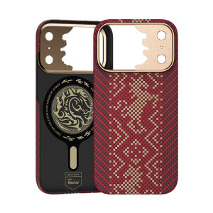 Benks Edition Magnetic Knight ArmorAir Case Built with Kevlar for IPhone 17 Pro Max Aramid Fiber New Year Red Ultra Slim & Lightweight Minimalist Casing