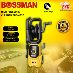 SYK Bossman BPC-4830 High Pressure Cleaner Water Jet Power Sprayer Car Washer Mesin Pump Cuci Kereta