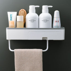 Bathroom Shelf Toilet Rack Accessories Bathroom Storage Corner Shelve Kitchen Wall Dinding Shampoo Rak Bilik Mandi浴室收纳置物架