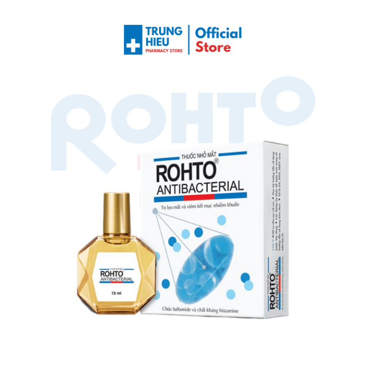 13ml - Nước Nhỏ Mắt - V.Rohto Antibacterial - Sản Phẩm Chính Hãng