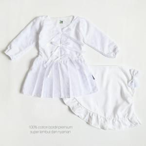 GAMIS AQIQAH MEWAH dress baju sepatu hijab pakaian anak bayi perempuan cewek lucu murah terlaris cod berkualitas doremi baby shop BOHO FLOWERS juliette pure white ballerina PARLA edelweiss JASMINE BIANCA PHOEBE PHABA