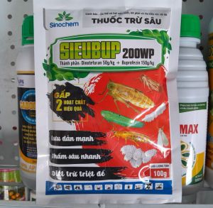 SIEUBUP 200WP gói 100gram thành phần Dinotefuran & Buprofezin T r.ị rầy xanh rệp sáp rầy phấn trắng bọ trĩ rầy nâu chổng cánh rầy mềm bọ nhẩy bọ xít muỗi…