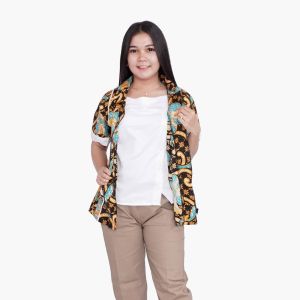 Blouse Batik BigSize LD 140  / Atasan Batik Jumbo S-M-L-XL-2L-3L-4L-5L-6L-7L Model Blus Jumbo Kerja Batik / Atasan Big Size Kerja Wanita / Pakaian Batik Kekinian Kerja Wanita Bahan Katun Formal Kantor Wanita Trendy Terbaru / Putri Nasya