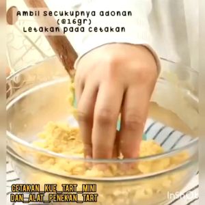 Cetakan Kue Tart Mini: Loyang kue Pie Hokkaido & Tart Biscoff Egg Tart