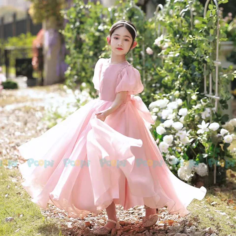 May áo cưới công chúa màu hồng 010 - Xưởng may áo cưới-KingBridal