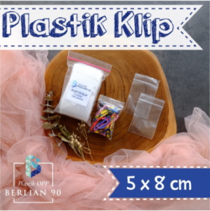 (Isi 100) Plastik Klip 5x8 cm Plastik Klip Kecil Plastik Ziplock Kecil Plastik Obat 5x8 cm