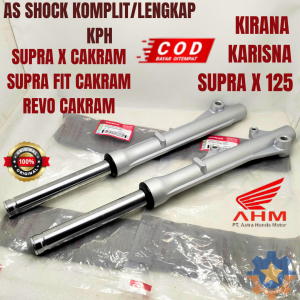AS-SHOCK TABUNG DEPAN KPH HONDA KOMPLIT KARISMA KIRANA SUPRA X SUPRA 125 SUPRA FIT REVO ORI ASLI AHM
