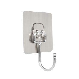 1/3Pcs Large Wall Hooks Transparent Self Adhesive Wall Hook Waterproof Door Wall Hangers Hook for Hanging Bathroom Kitchen Utilities