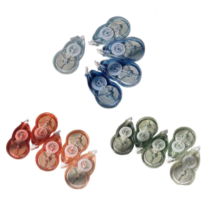 5Pieces Correction Tape Roller 20mX5mm for Crafting Making Scrapbooking Refillable White Correction Tapes Total 100m