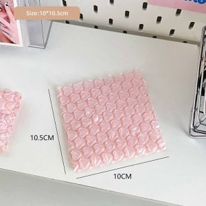 10pcs Pink Heart Bubble Wraps PE Packaging Bag Shockproof and Waterproof Shipping Pouch Mailing Packaging