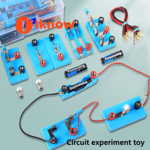 I know Physics Science Lab Learning Circuit kitElectricity Experiment SetBuilding Circuits for Kids Junior Senior High School Students (Basic kit)