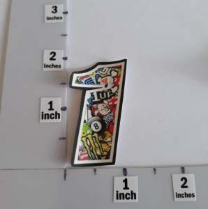 Numbers 0-9 Waterproof Stickers