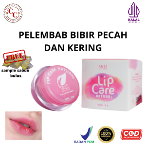 Lip Care Sr12 Untuk Pelembeb Bibir Hitam Kering Pecah-Pecah Lip Balm Anak Dewasa Asli Original Bpom