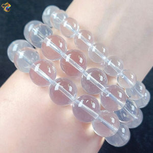 Premium / Collection / Collection Ceiling Grade Rare Blue Aurora Asterism Clear Quartz Bracelet