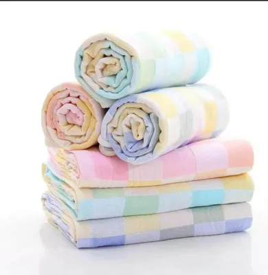 6pc 23x23cm / 3pc 25 x 45cm Napkin Cotton Gauze infant Face Towel Kids - Cloth diaper - Tuala Infant- towel Infant -Tuala Muka - newborn Infant napkin lampin-100% Organic cotton