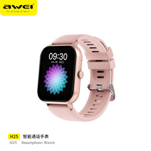 Awei H25 Sport Fitness Smart Watch  1.83" Touch Control Screen Outdoor Watch Skin Friendly Silicone Watch 100+Sport Mode IPX67 Waterproof Magnetic Charging Sport Watch Health Monitoring