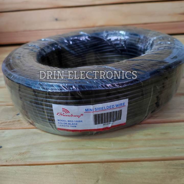 Per Meter Mini Shielded Cable Tinned Stereo Copper Cable Wire 2.3mm ...