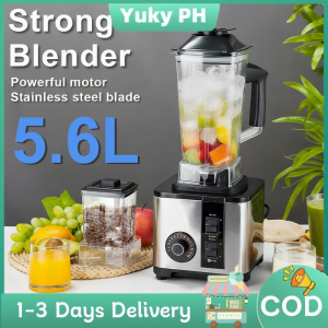 8 in 1 Blender Heavy Duty Original 5.6L Blender with Grinder with Ice Crusher Shaker 9500W Fruits and Vegetables Juicer Blender High Speed Portable Meat Grinder Food Processor Puree Blender for Baby Food
