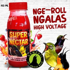 SEMPATI FREE GANTUNGAN BUAH Nektar Nectar Super BMW 150ml Nektar Super Merah Pakan Vitamin Suplemen Burung Sogon Pleci Kolibri Konin Ninja Madu Makanan Minuman Burung Kicau