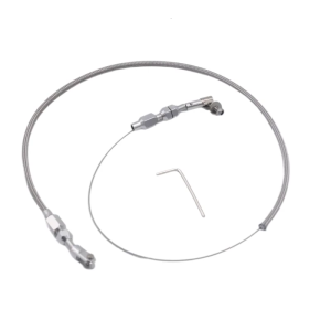 Easy Installation Stainless Throttle Cable Assembly Automotive Accessories Braided Accelerator Throttle Cable