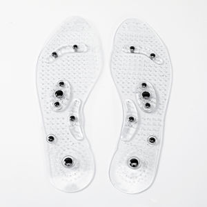 เบาะนวดพื้นรองเท้าซิลิโคนใสแฟชั่นสำหรับผู้ชายและผู้หญิง (35-45)