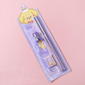 Harga Grosir - Alat Tulis Set Mini Stationary / Set Alat Tulis 5 in 1 Karakter / Mini Stationery