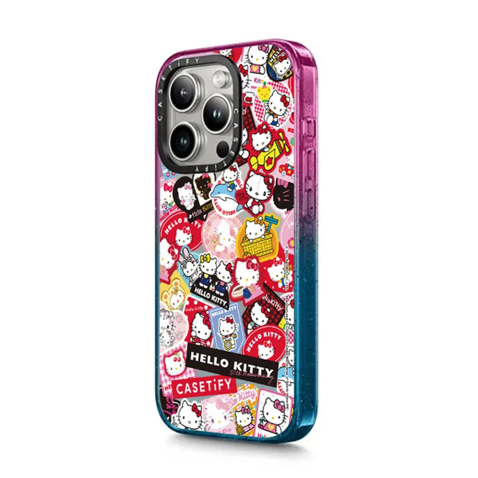 CASETiFY Hello Kitty 50th Anniversary - Sticker Frame Case Cotton