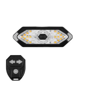 đèn xi nhan đèn hậu sạc USB chống nước leo núi đi xe ban đêm xe đạp 32LED có đèn cảnh báo bằng còi
