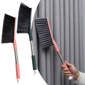 1/2Pcs Stainless Steel Long Handle Bed Sweeping Brush Bed Floor Cleaning Dust Removal Sweeping Tool