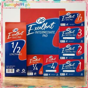 SUNLIGHT Affordable Excellent Yellow Pad Notebook Writing Pad Quiz Pad 1/2 1/4 Grade 1 2 3 4 10pcs Bundle School Supplies Student Supplies Pad Paper Back to School Value Pack School Supplies Set